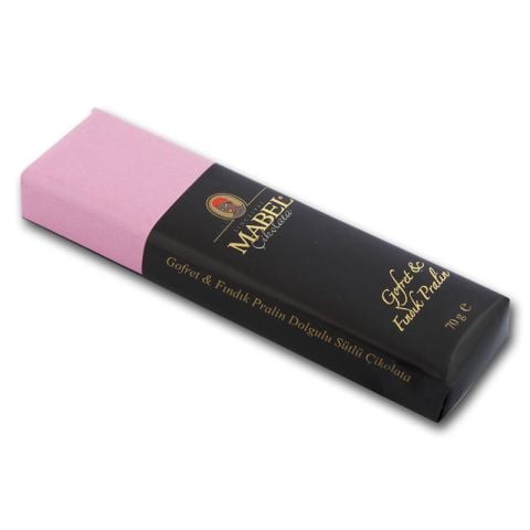 Gofret Ve Fındık Pralin Dolgulu Sütlü Çikolata 70g.